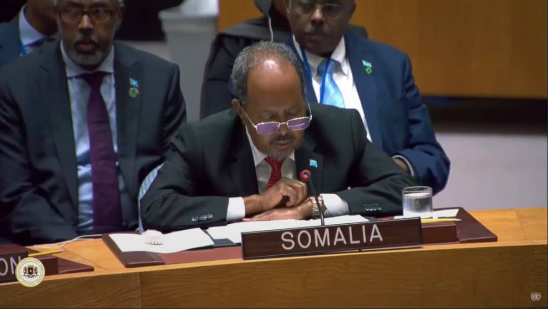 President of Somalia Calls for Lifting Arms Embargo in UN Security Council Speech
