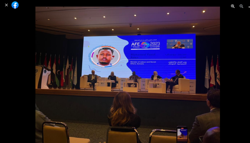 State Minister of Labor Leads Somali Delegation in Arab Forum for Equality, Advocating for Social Development