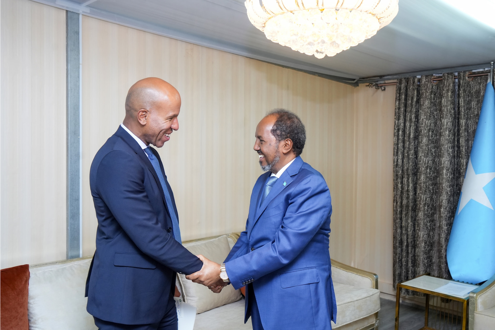 Somali President Meets with U.S. Treasury Under Secretary to Discuss Cooperation in Countering Terrorism Financing