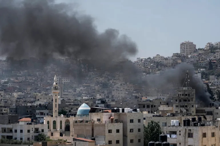 At least 10 people including children killed in Jenin