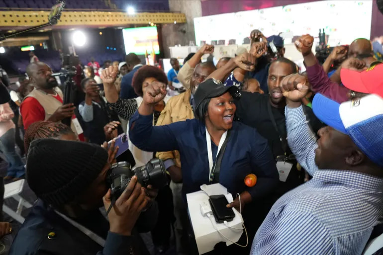 Zimbabwe’s President Mnangagwa wins second term, opposition rejects result
