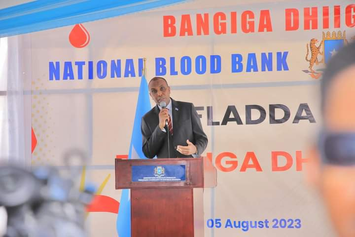 Prime Minister Hamza inaugurates the National Blood Bank