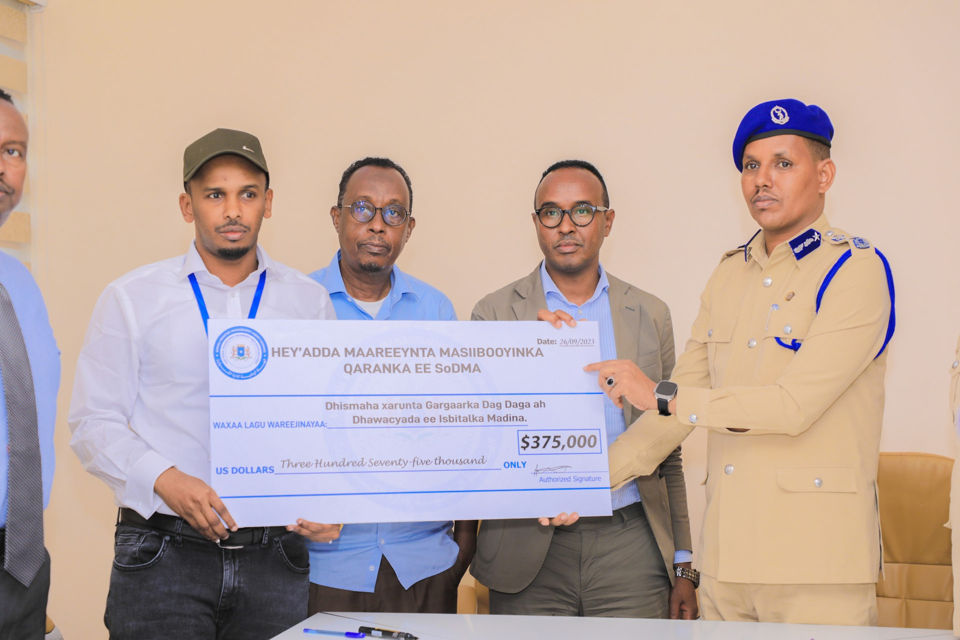 SoDMA hands over $375,000 to Madina General Hospital