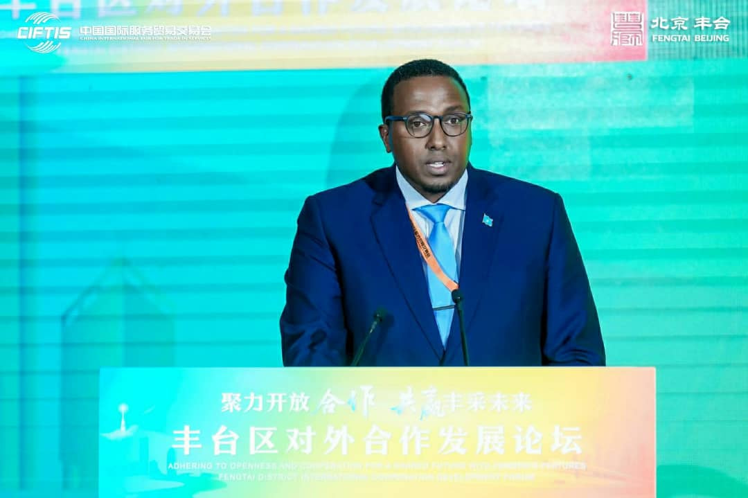Ambassador Awale Kullane Addresses China International Fair for Trade in Services (CIFTIS)
