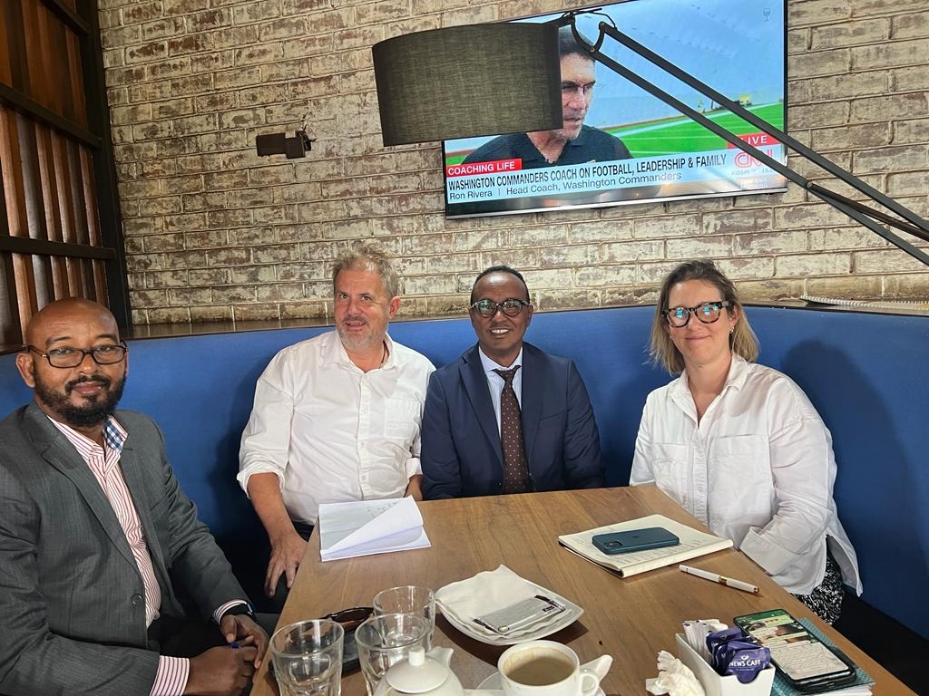 Commissioner of SoDMA meets FCDO Director of UK in Nairobi