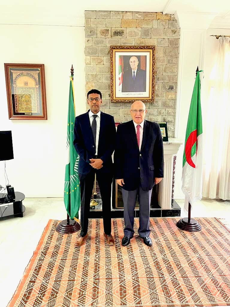 Somalia’s Ambassador to Ethiopia meets Congolese and Algerian Ambassadors