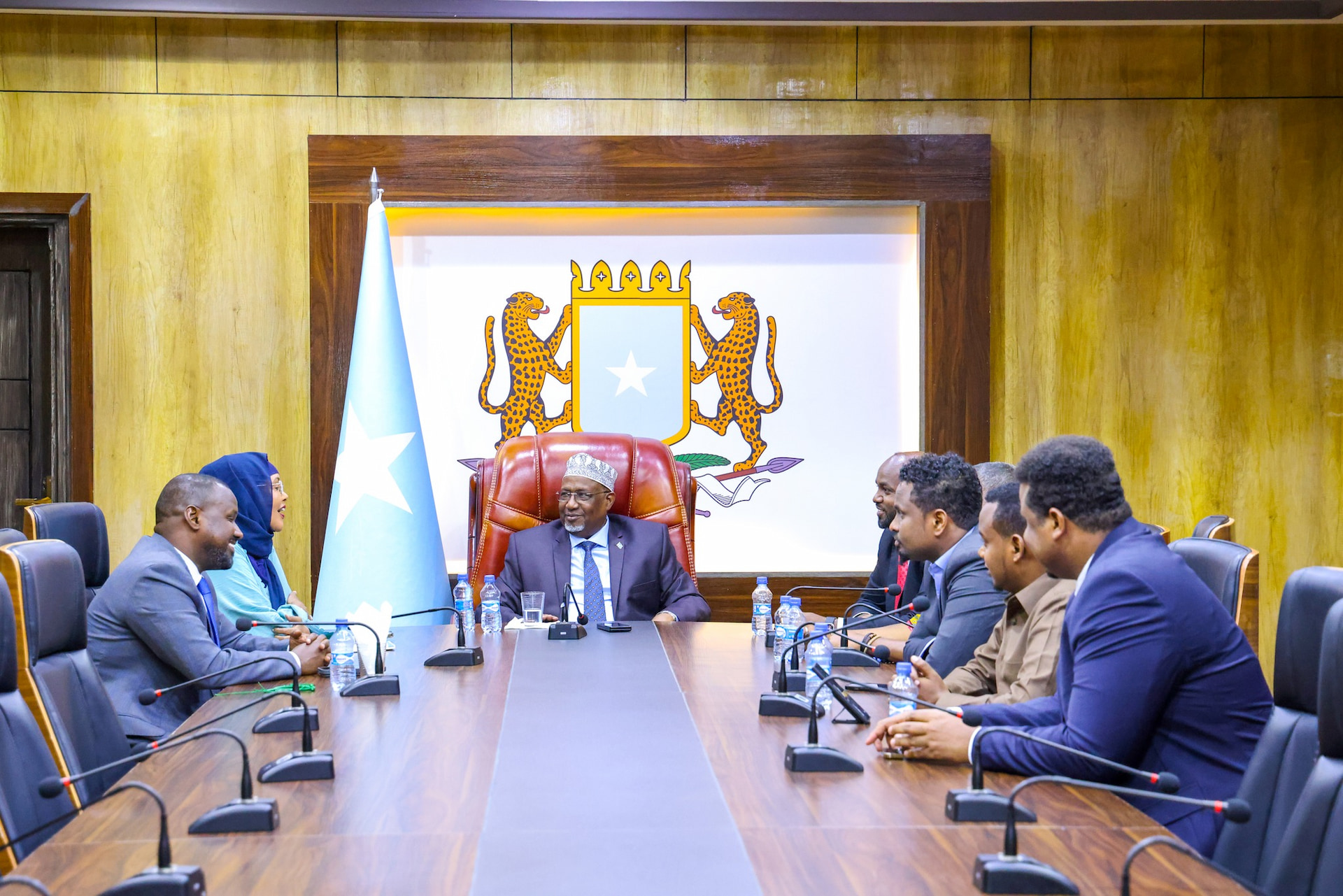 Speaker of the Parliament meets committee that represented Somalia in the IPU
