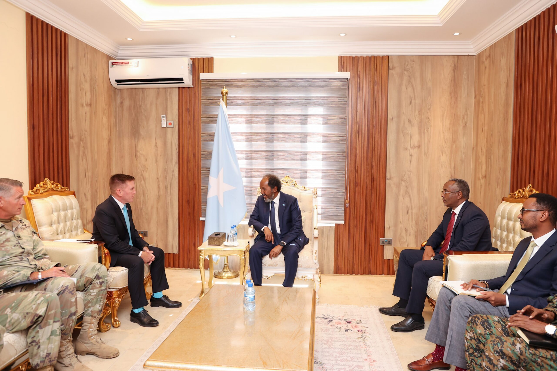 Somali President and U.S. AFRICOM Officials Discuss Counter-Terrorism Efforts