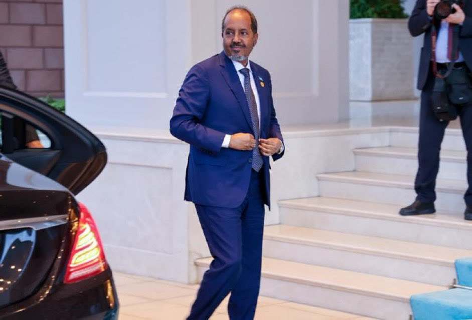 Somali President attends Global Gateway Forum in Brussels