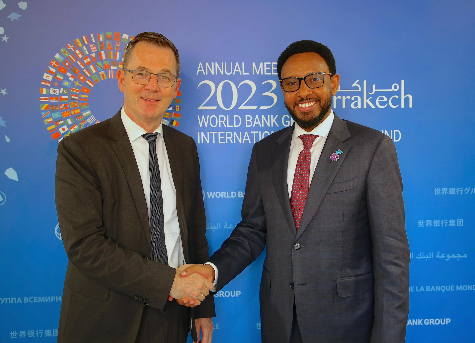 Finance Miniser holds meeting IMF Director in Morroca