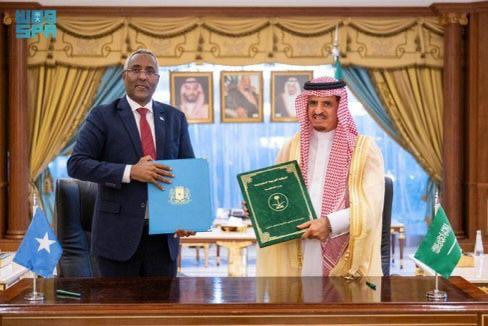 Somalia and Saudi Arabia Sign Historic Security Cooperation Agreement in Riyadh