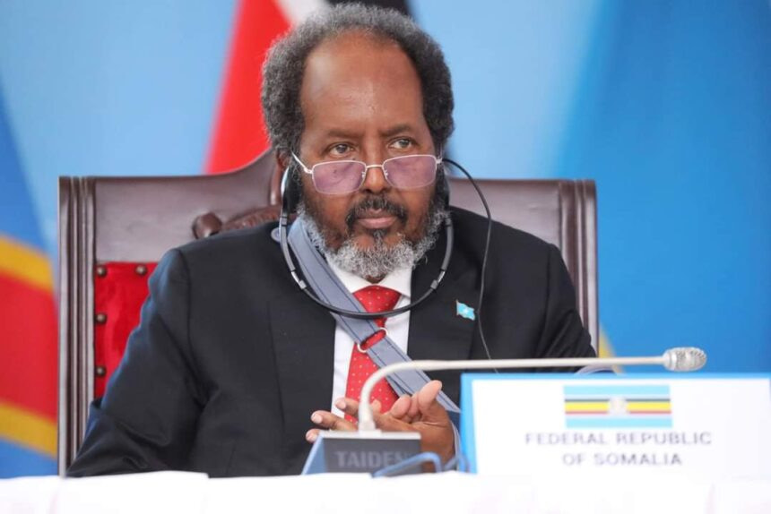 President Hassan Sheikh Mohamud leads Somalia to join the East African Community