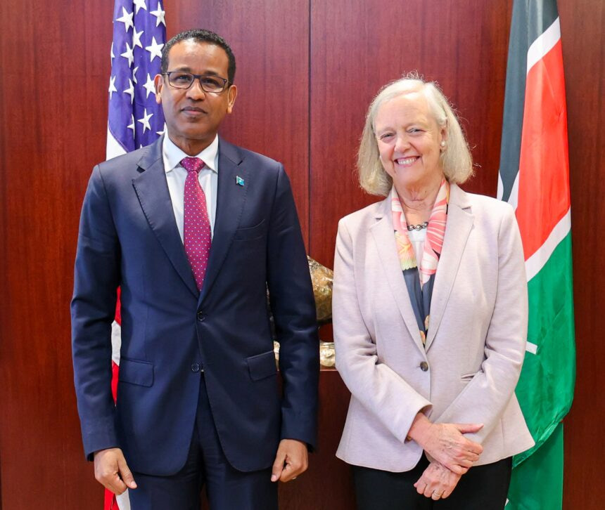 Ambassadors of Somalia, the US to Kenya discuss peace and security of the Horn