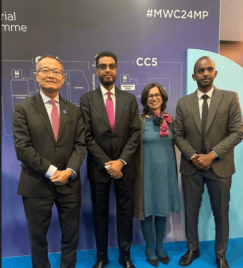 Somalia's Minister of State for Communications and Technology attends Mobile World Congress in Barcelona