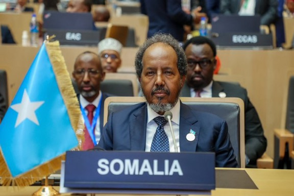 President Hassan denounces the Ethiopia-Somaliland illegal MoU at the AU leaders summit