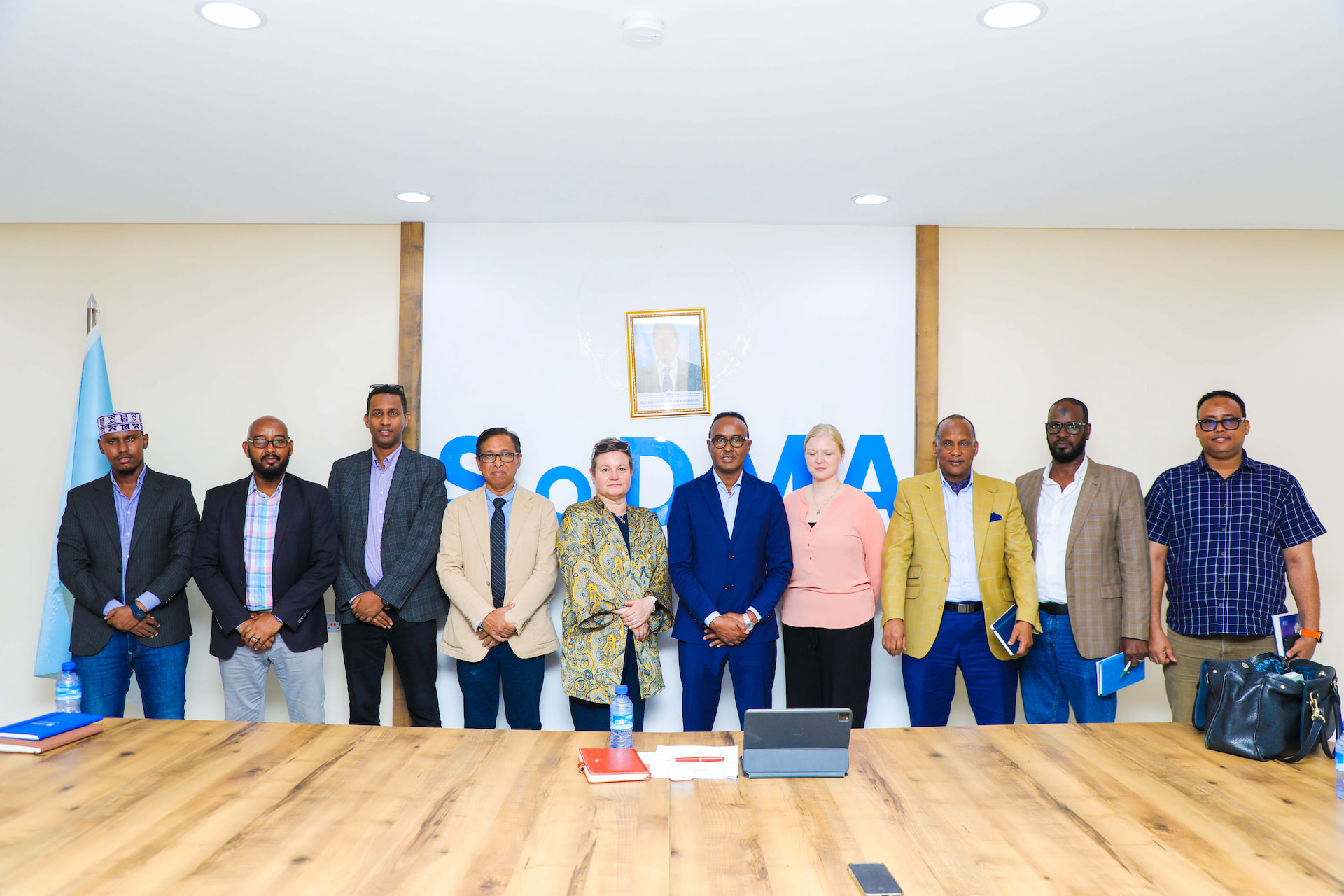 International Delegations from Sweden and UNDP Visit SoDMA’s Disaster Management Hubs in Somalia