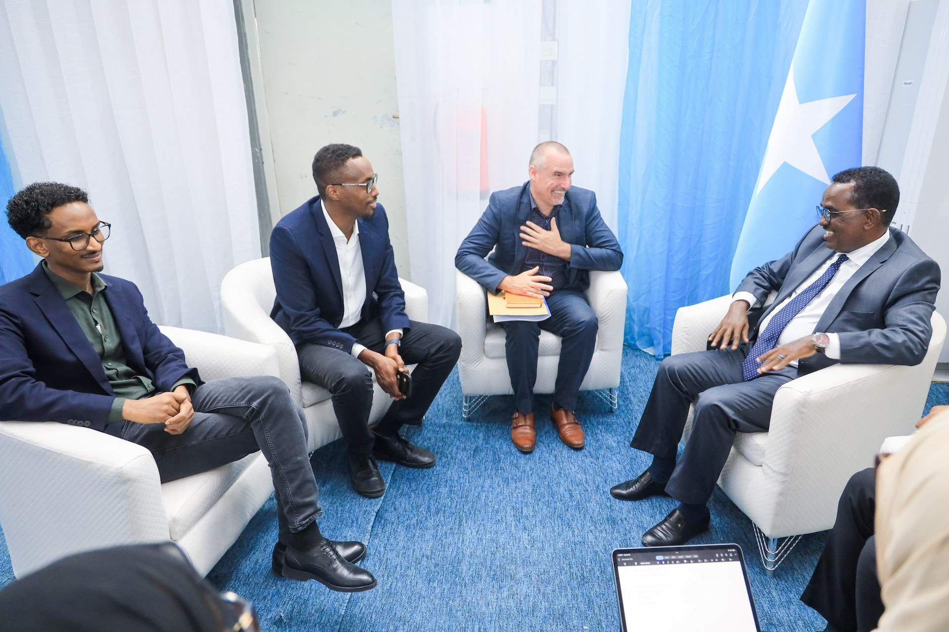 Minister of Interior had a sideline meetings at the National Reconciliation Framework