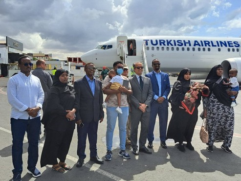 First group of Somali minors with heart diseases depart from Mogadishu to Italy