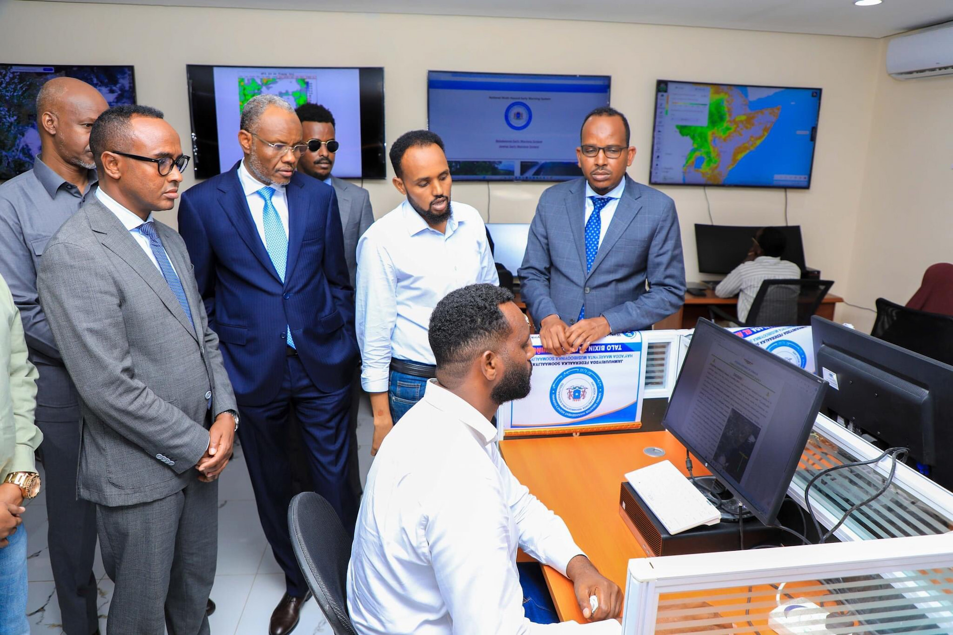 Southwest State President visits SoDMA, meets the Commissioner of the Agency