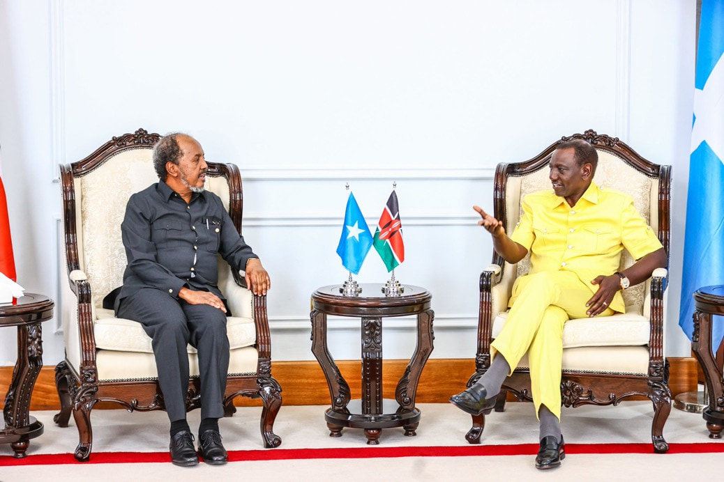 President Hassan Sheikh meets his Kenyan counterpart