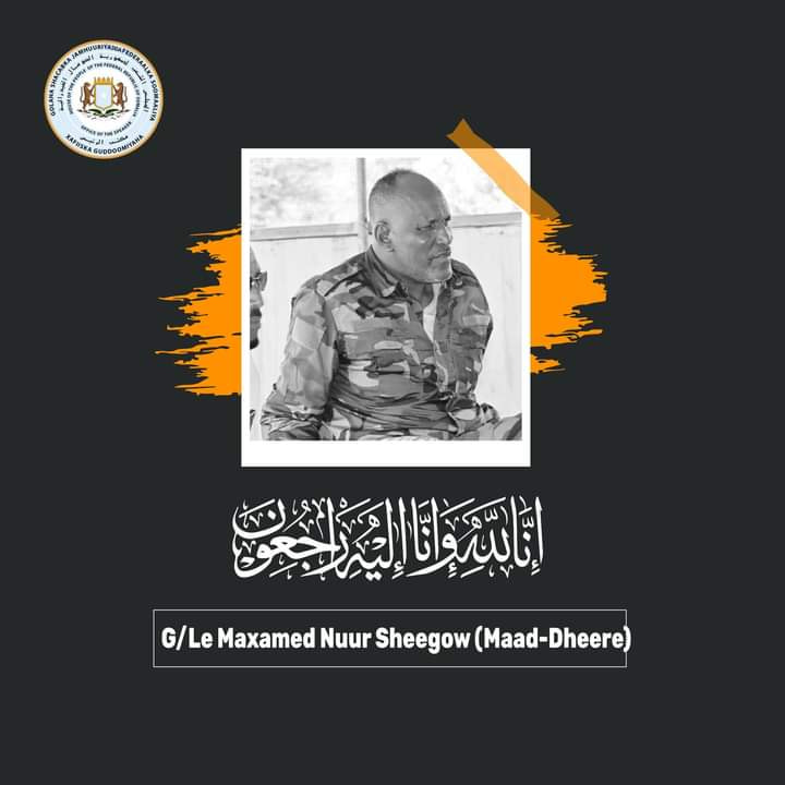 Speaker Madobe sends his condolences to SNA, family for the loss of Colonel Maad Dheere