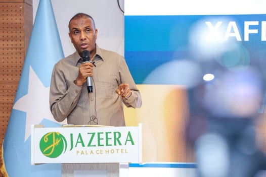 Prime Minister Hamza inaugurates an event in Mogadishu