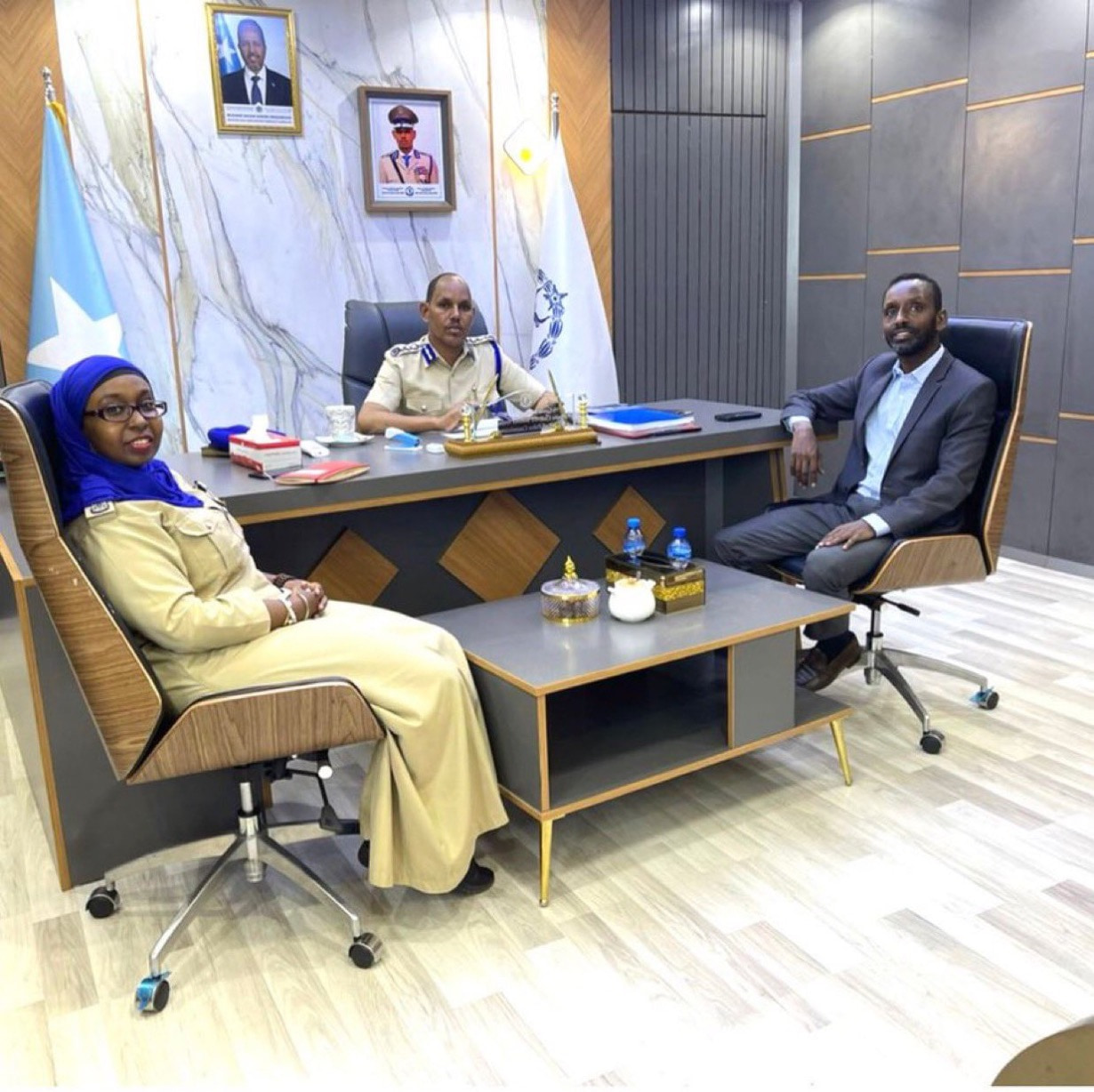Somali Police, Presidential Stabilisation Envoy discuss stabilising newly recovered areas