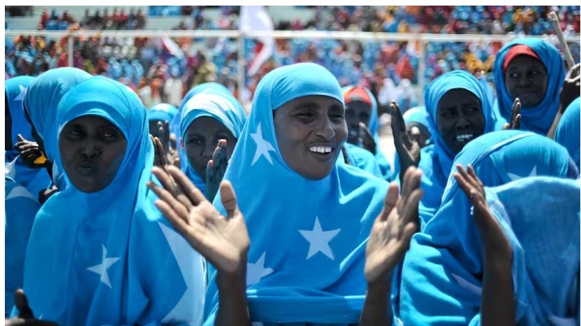 Celebrations of the Independence week fill the streets of Mogadishu