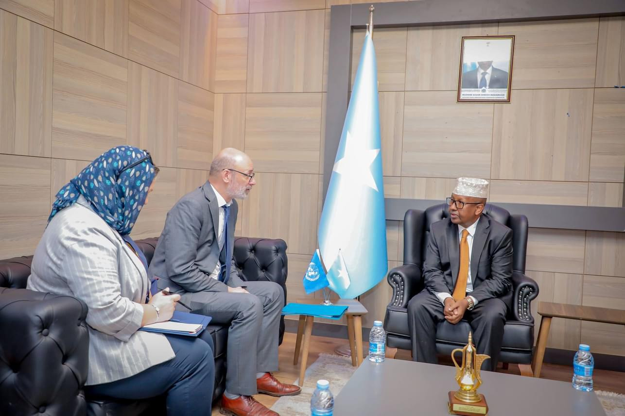 Somali FM discusses cooperative initiatives with UN DSRSG