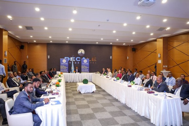 The meeting of National Committee on Vaccination, Polio Eradication and the Somali Children's Forum kicks of in Mogadishu