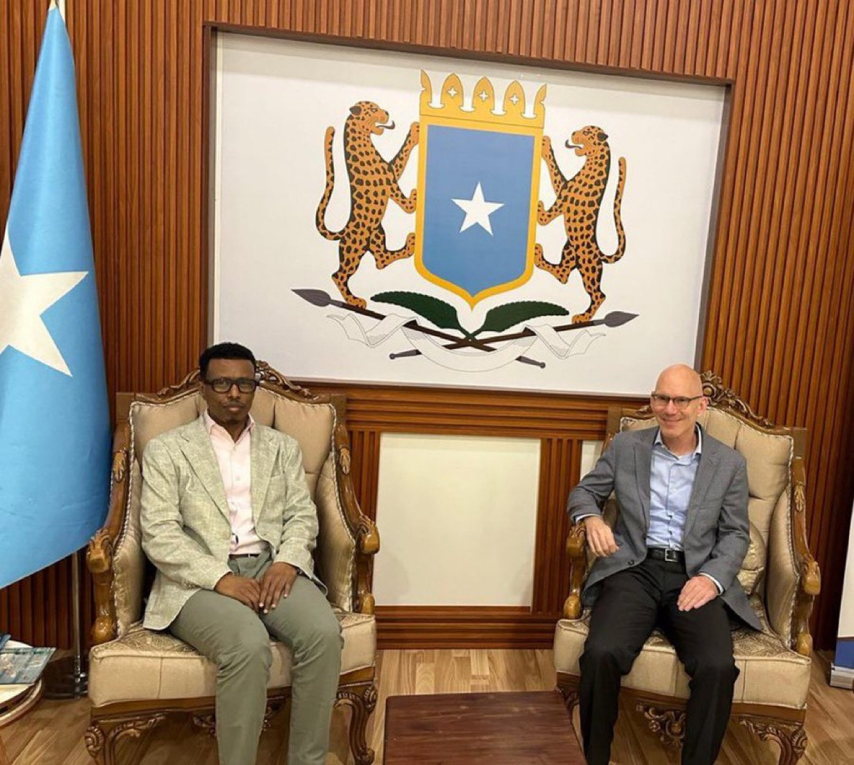 National Security Adviser, Acting SRSG discuss post-ATMIS security plans