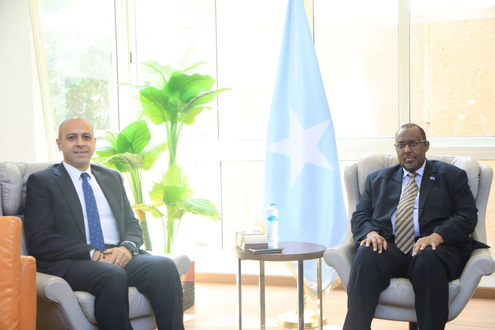 Somalia's Ambassador to Egypt Receives Congratulatory Message from President Al-Sisi to Somalia