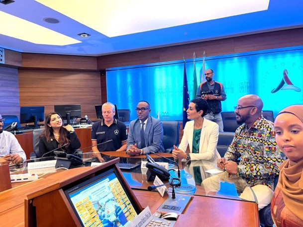 Commissioner of SoDMA visits the headquarters of the Italian Civil Protection Department
