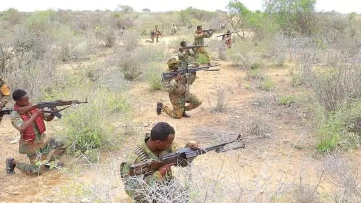 Somali National Army conducts operations in Bur-Hakaba district