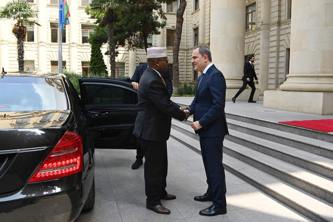 Somali FM Discusses Deepening Bilateral Relations with His Azerbaijani Counterpart