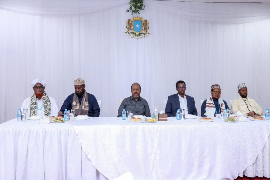 President Hassan Sheikh Mohamud Emphasizes Unity Among Somali Religious Scholars