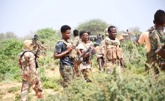Somali National Army kills 10 Al-Shabaab militants in Galcad district area
