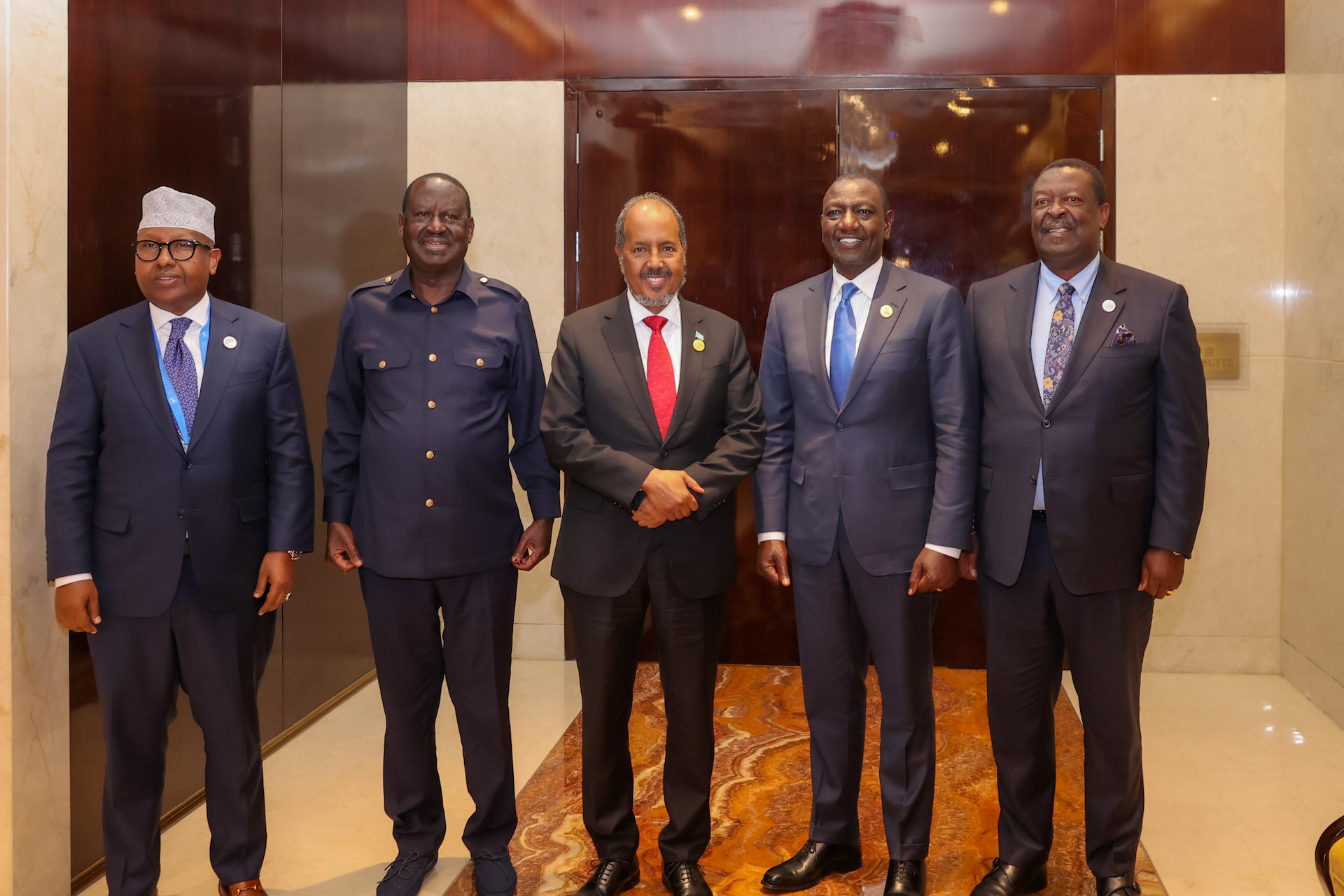 Somali and Kenyan Presidents Discuss Regional Security and Climate at FOCAC Summit