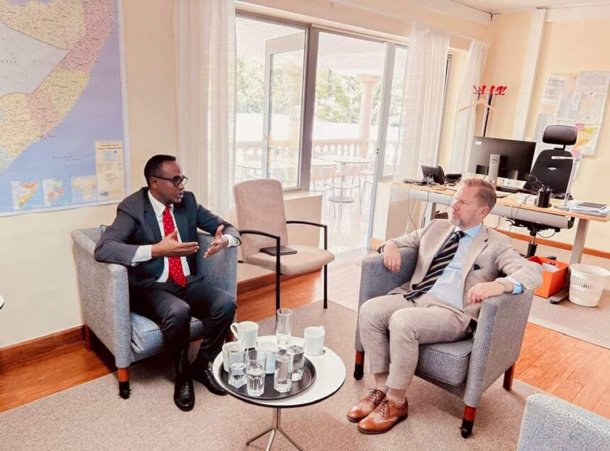 SoDMA Commissioner Meets Swedish Ambassador in Nairobi to Discuss Humanitarian Efforts