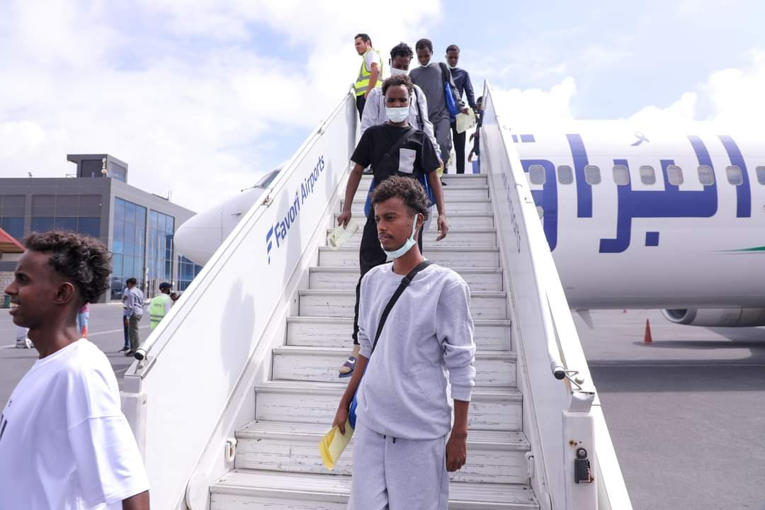 Somalia's Ministry of Foreign Affairs Leads Successful Return of 164 Somali Youth from Libya