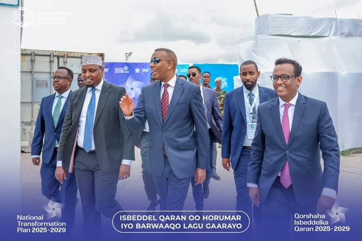 Prime Minister Hamsa Abdi Barre Inspects National Transformation Plan Center
