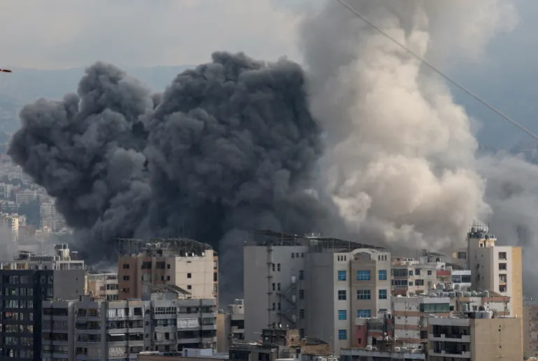 Israel bombs Lebanon 145 times in a day, over a dozen killed in Gaza