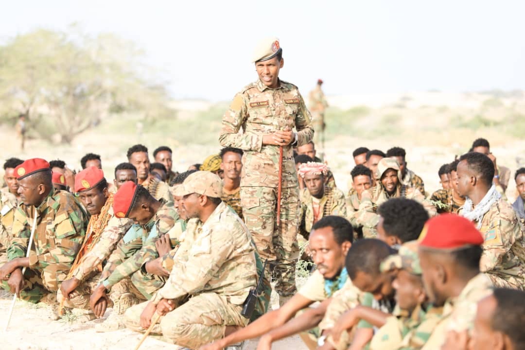 SNA Commander inspects army and brave local forces in El-dher