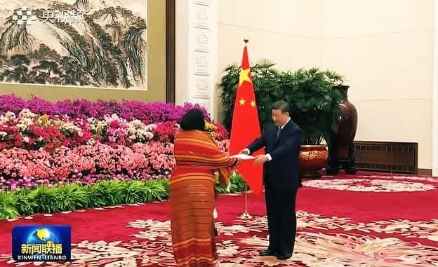 Chinese President Receives Credentials from Somali Ambassador