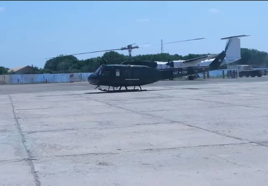 Air Force Aircrafts Arrive at 60th Division Base in Baidoa