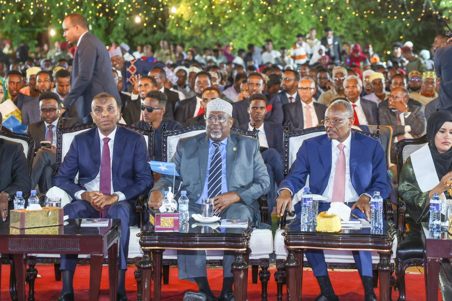 Speaker of Parliament and Prime Minister of Somalia Attend Anniversary Ceremony in Baidoa