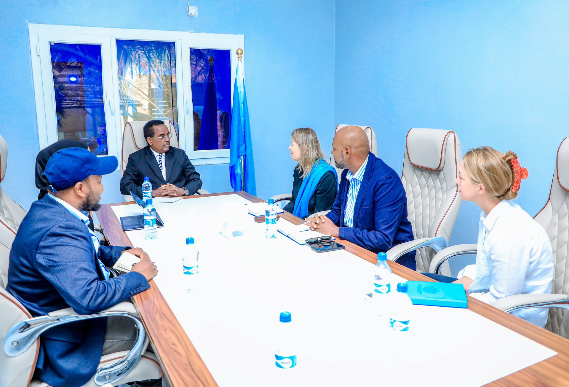 Minister of Interior discusses collaboration with USAID's Mission Chief