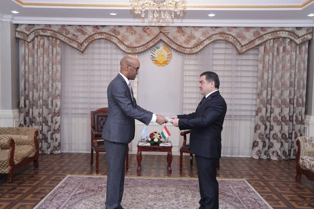 Somali Ambassador presents credentials to Tajikistan’s Deputy Foreign Minister