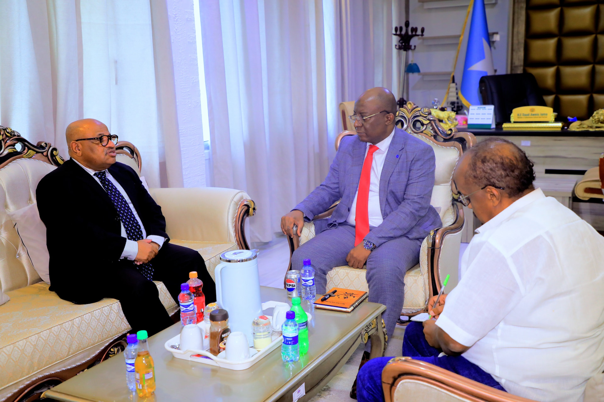 Minister of Information meets AU Representative to Somalia
