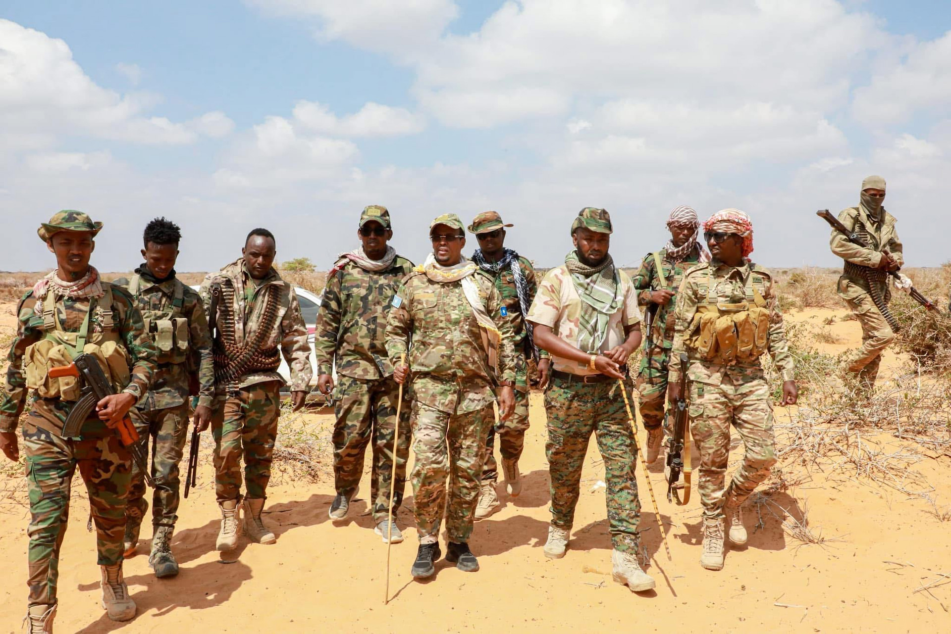 President of Hirshabelle State of Somalia Visits SNA and Local Forces